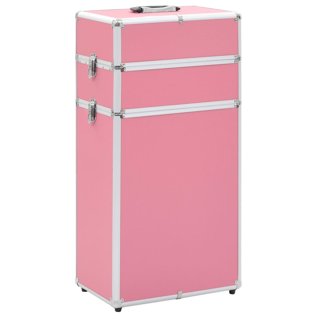 Make-up Trolley Aluminium Pink